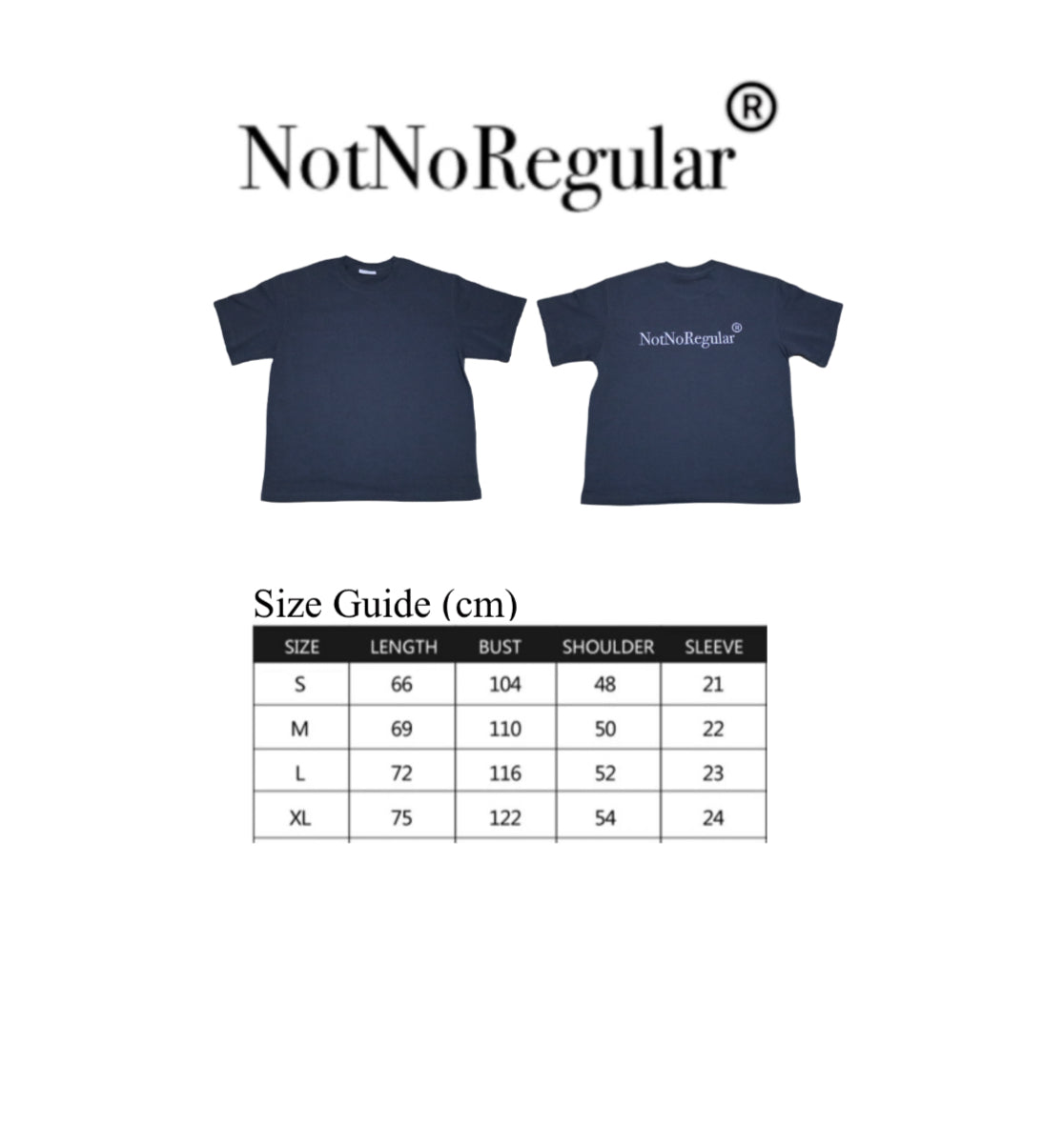 NotNoRegular ® Classic Logo Tee - Grey