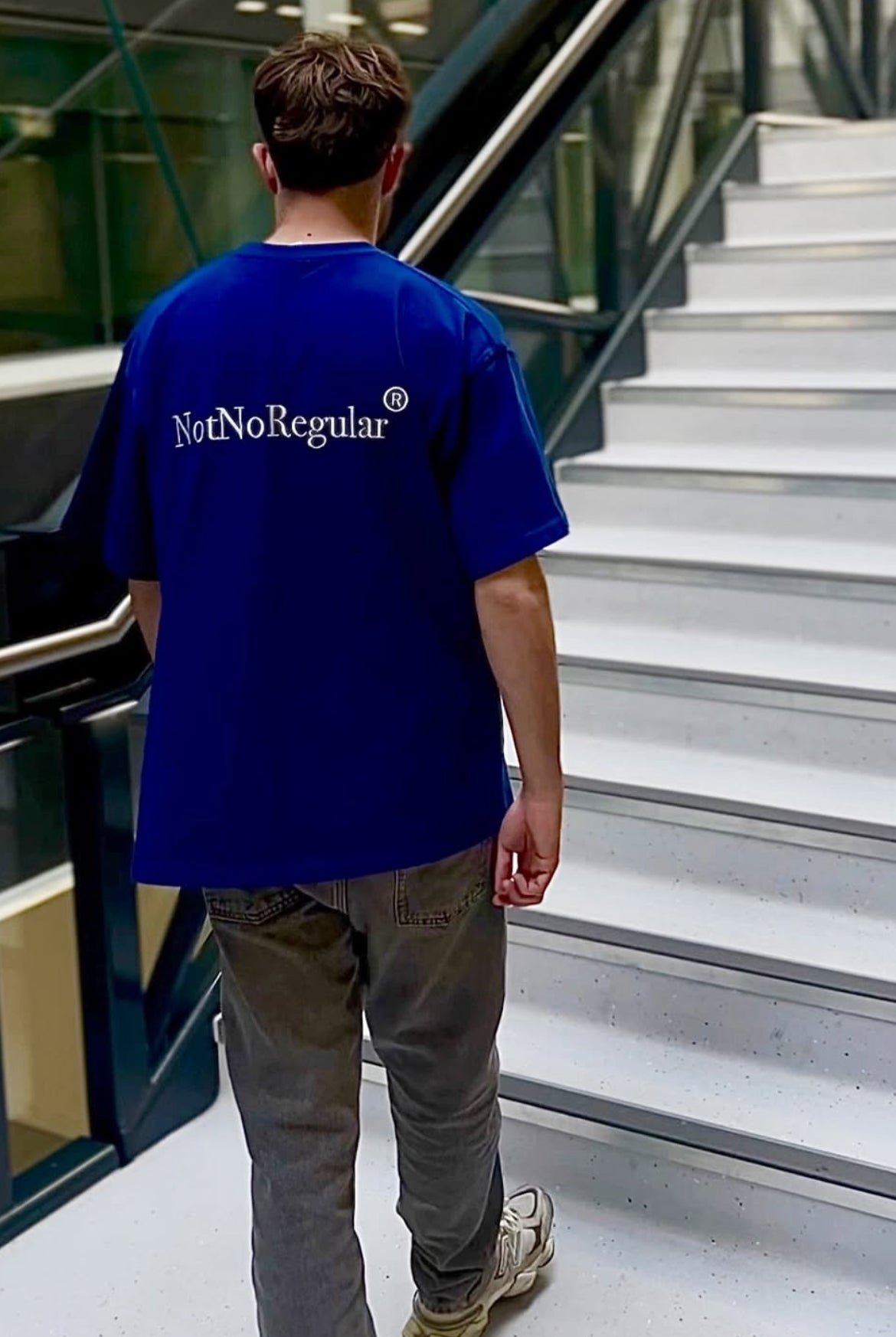 NotNoRegular ® Classic Logo Tee - Blue