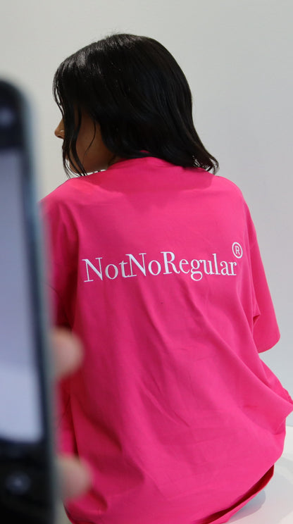 NotNoRegular ® Classic Logo Tee - Pink