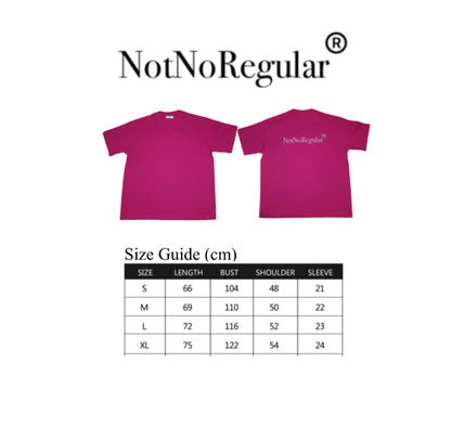 NotNoRegular ® Classic Logo Tee - Pink